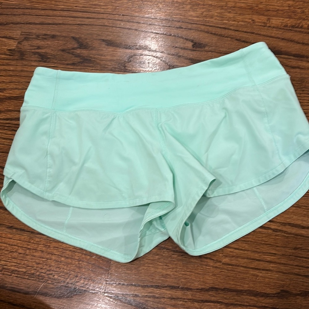 Teal lululemon shorts!